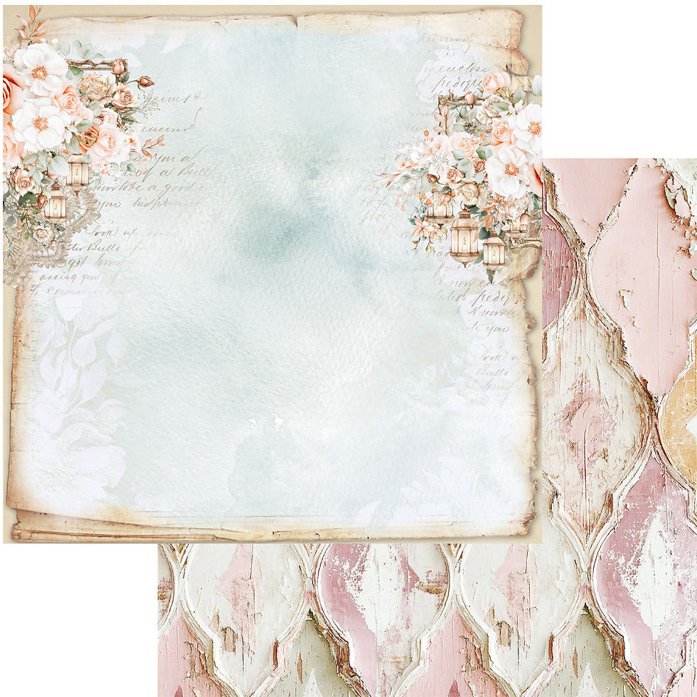 Miniature : Bloc Alchemy of Art "Romantic Boho" -- Format 12 x 12 (30,5 x 30,5 cm)