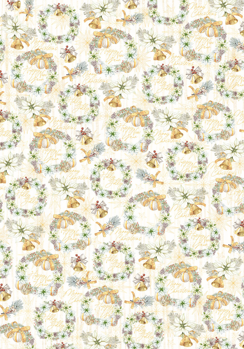 Miniature : Lot de 6 Papiers Vellum, Collection "Sparkling Christmas" -- A4 -- Ciao Bella