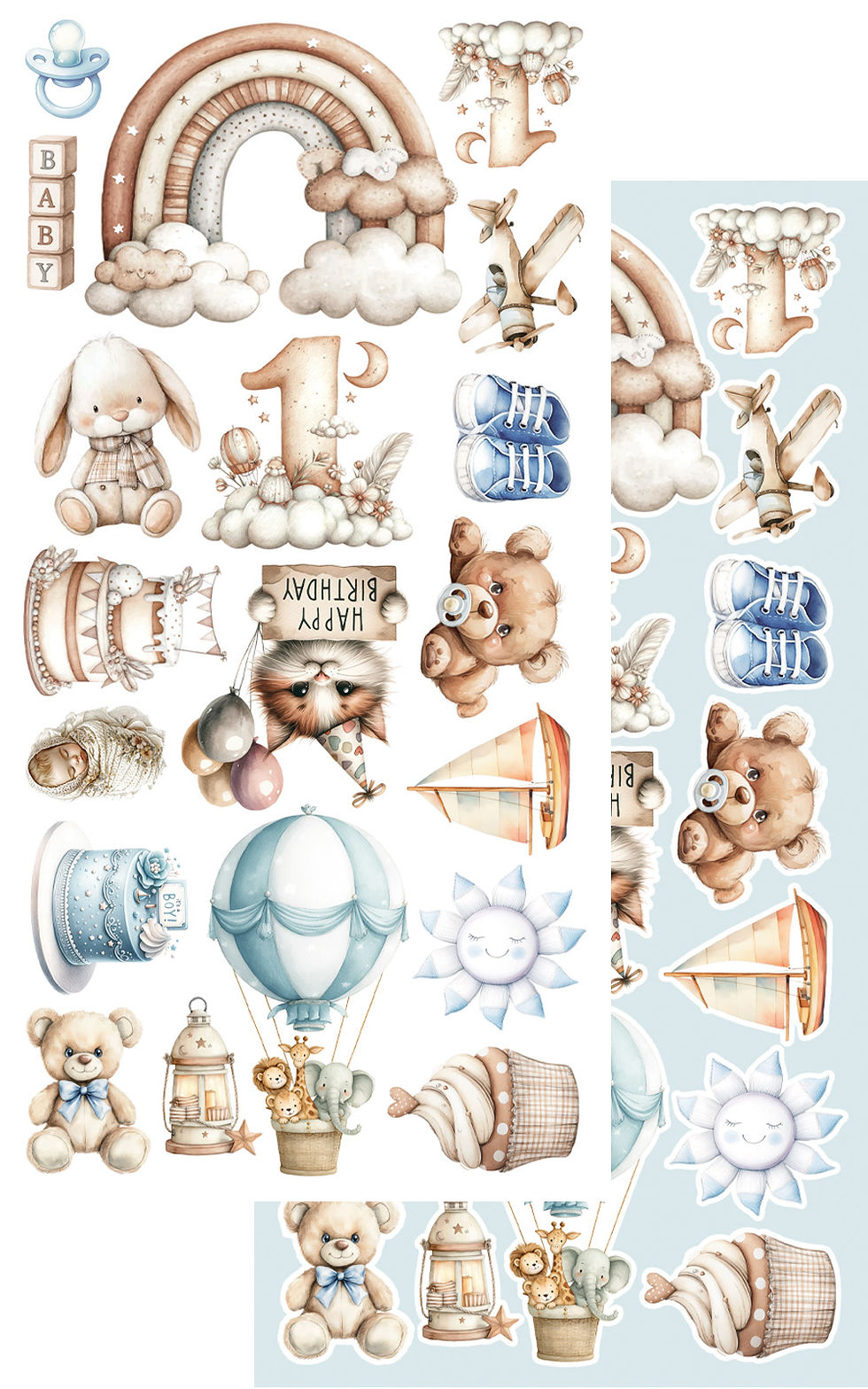 Miniature : Extra Set "Boy" Alchemy of Art "The Baby" -- 15 x 30,5 cm