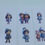Miniature : Lot de 5 Bandes d'images/Die-cuts "Personnages" -- 5x 21 cm -- Elegance of Blue