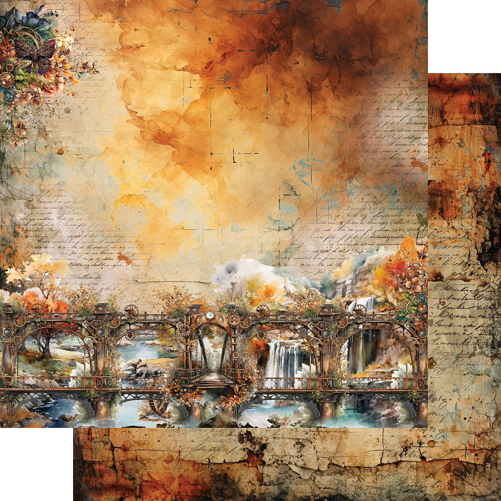 Miniature : Pack Complet -- Alchemy of Art "Steampunk Time" (3 Blocs + 1 Set)