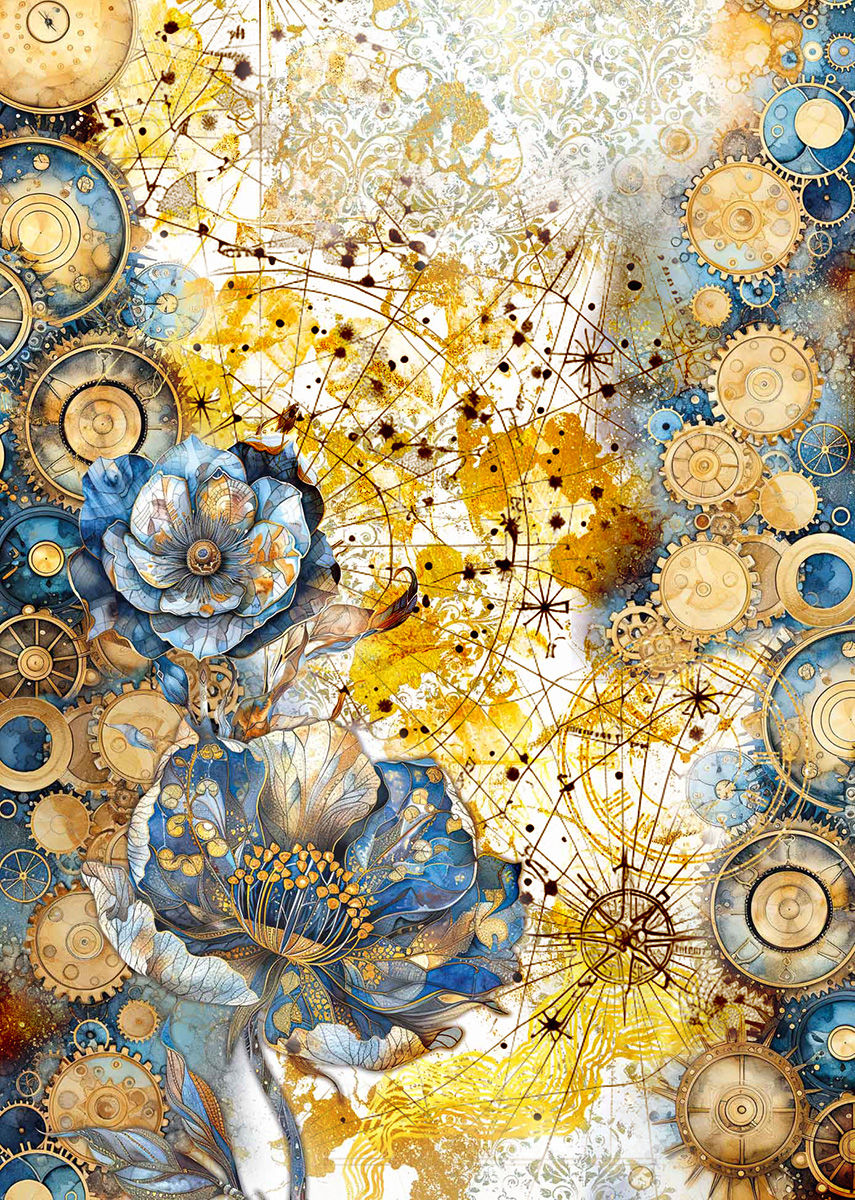 Miniature : Lot de 6 Papiers Vellum "Celestial" -- Format A4 -- Ciao Bella