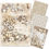 Miniature : Lot de 4 Papiers de Riz "Winter Season" -- Format A4 -- Ciao Bella