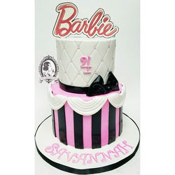 Barbie Themed Cake