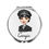 Thumbnail: Personalised Police Woman Compact Mirror