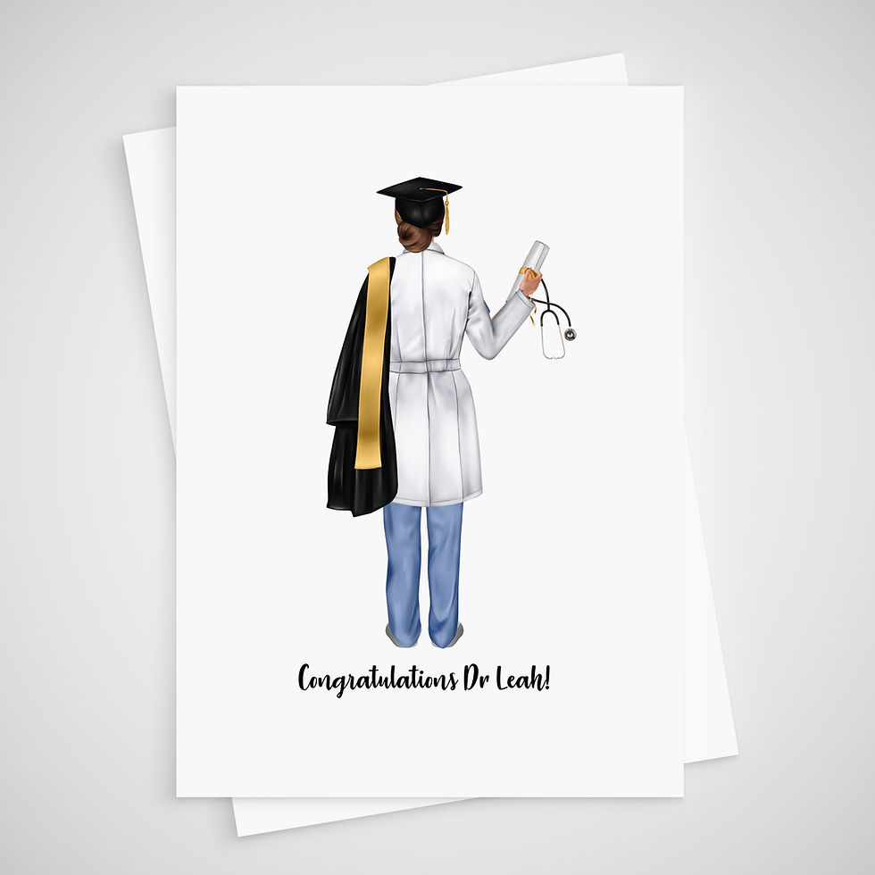 Graduation Doctor Card