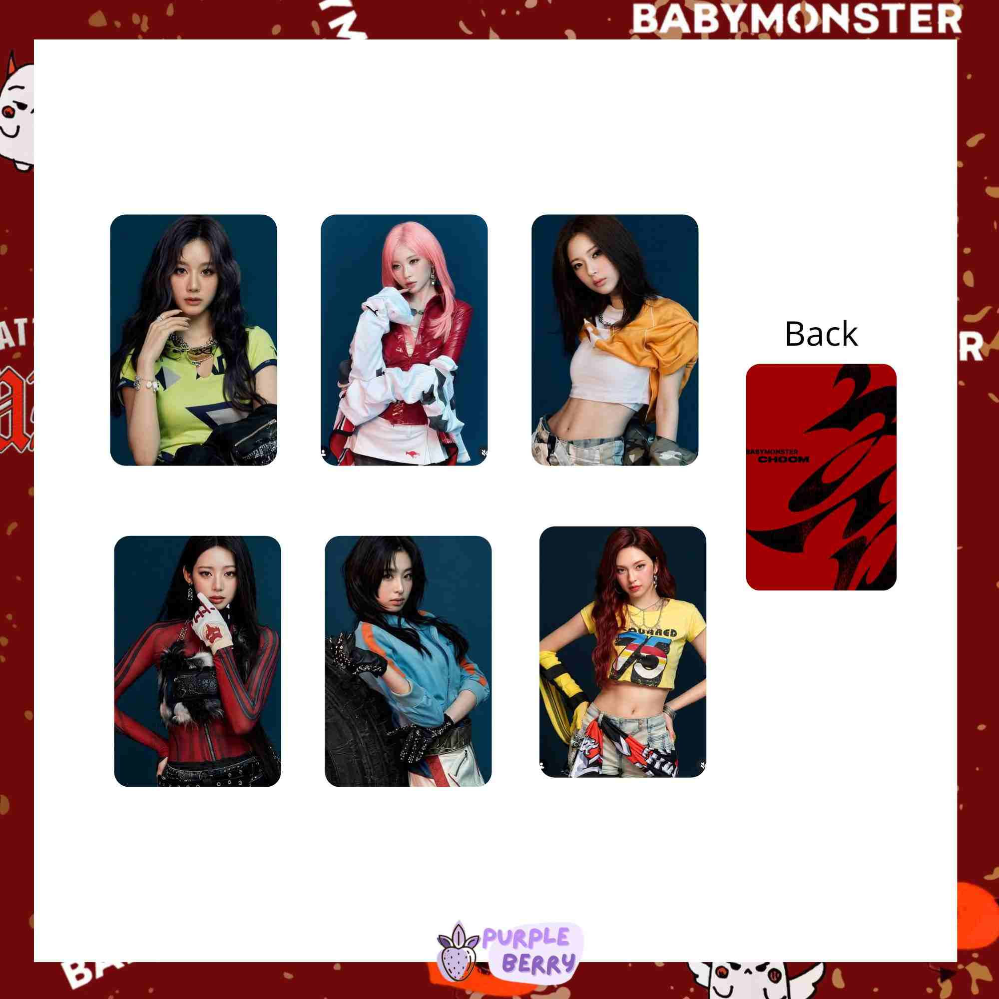 Choom Baby monster photocards