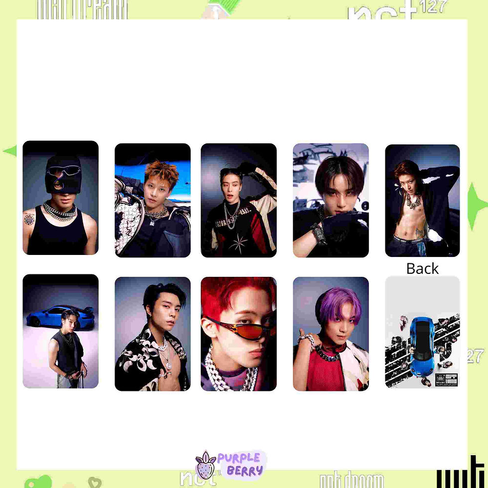 2 baddies NCT127 photocards