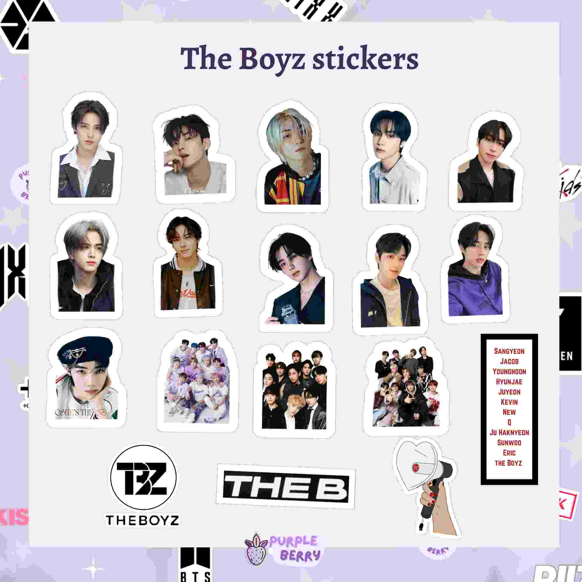 The Boyz stickers collection