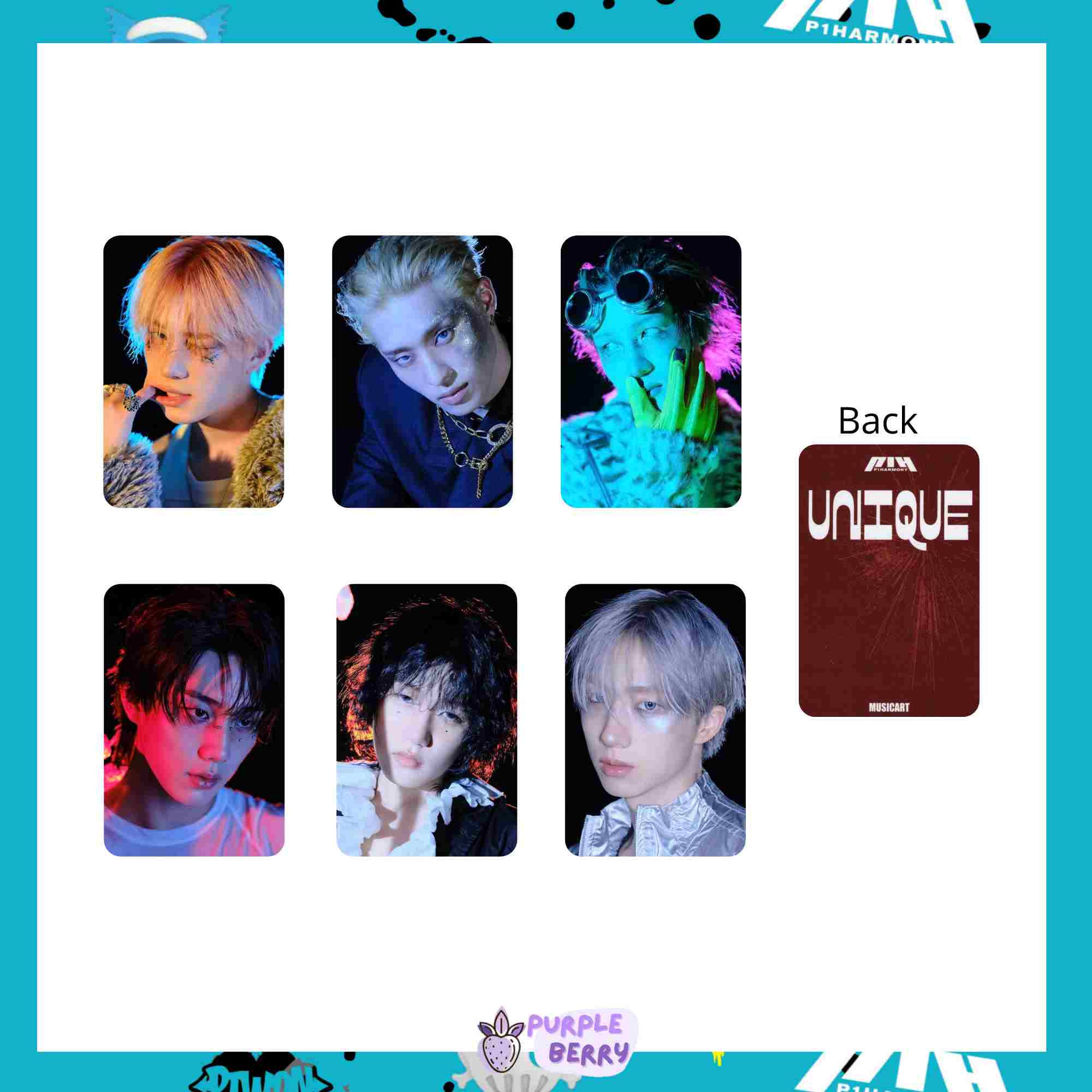 Unique P1harmony photocards