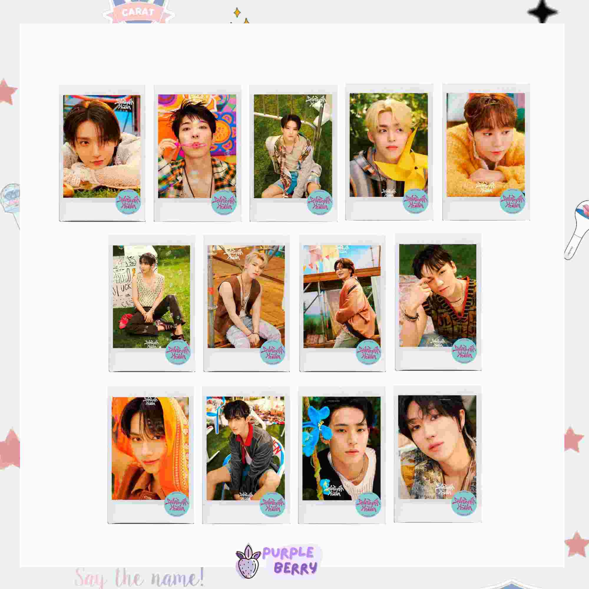 Seventeenth heaventh Seventeen polaroids