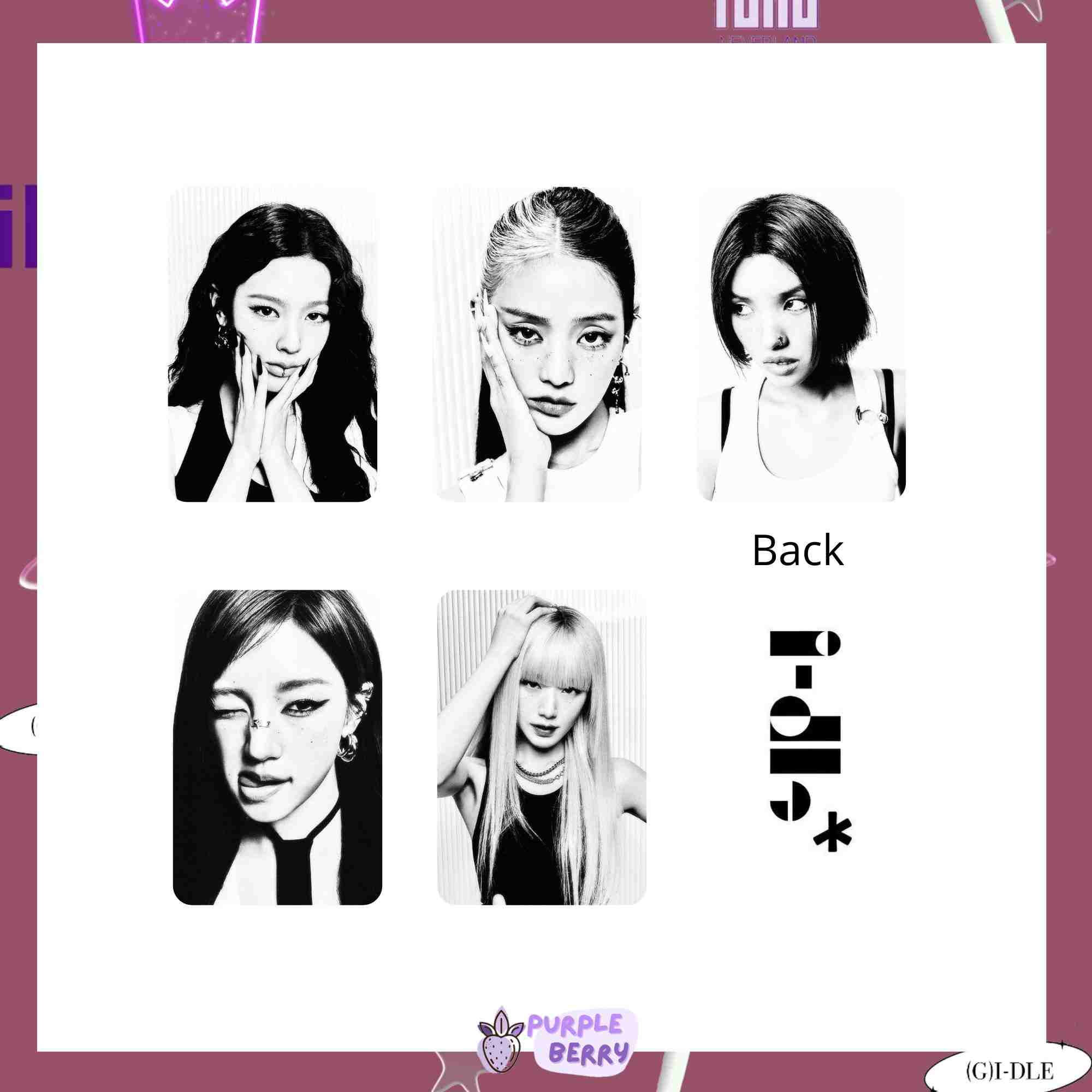 Mono Gidle photocards