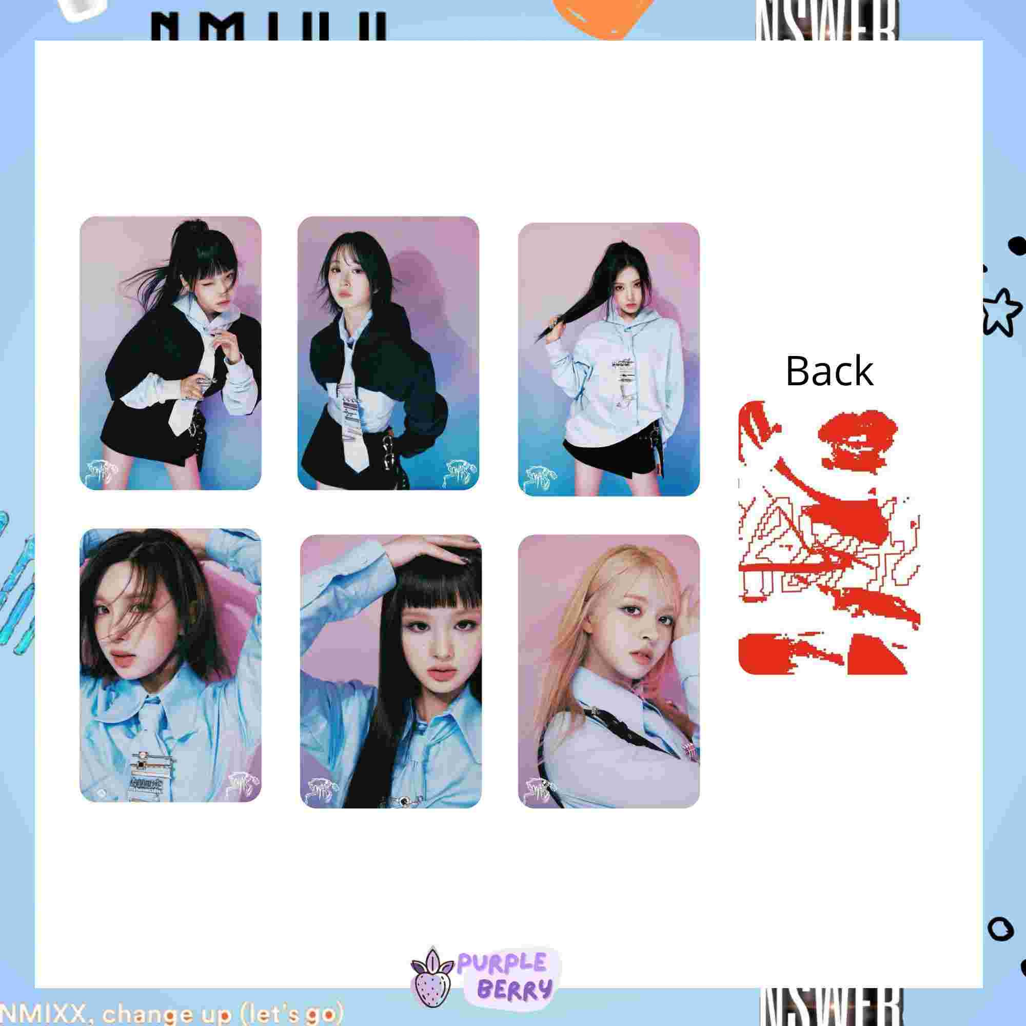 Fe304 Nmixx photocards