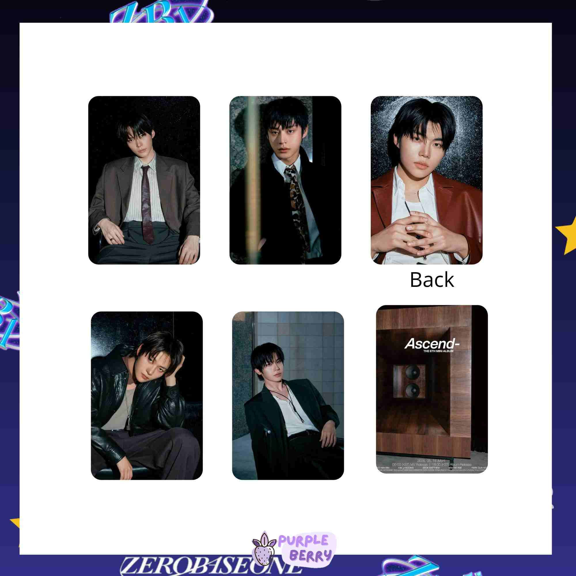 Ascend- Zerobaseone photocards