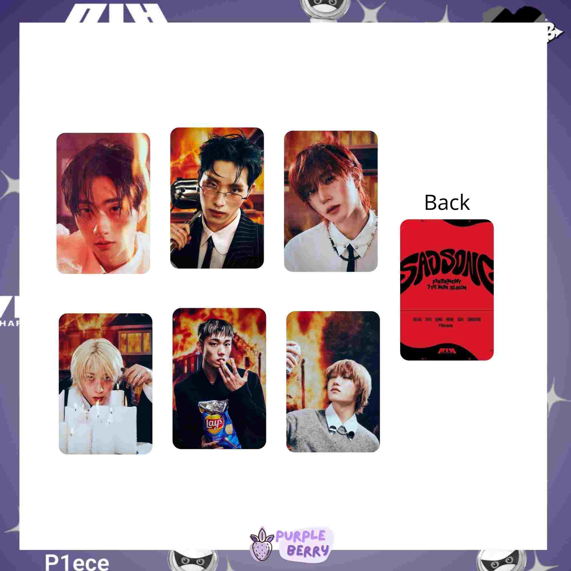 Sad song P1harmony photocards