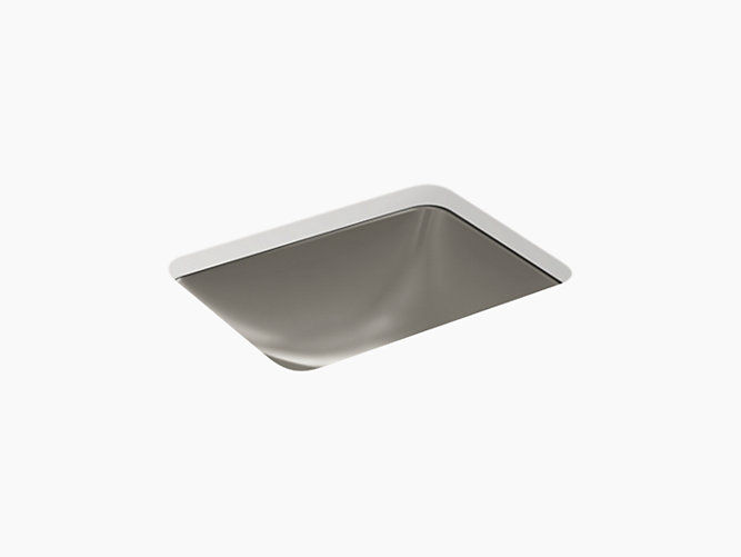 Thumbnail: Caxton® Rectangle | Under-mount bathroom sink with overflow and clamp assembly