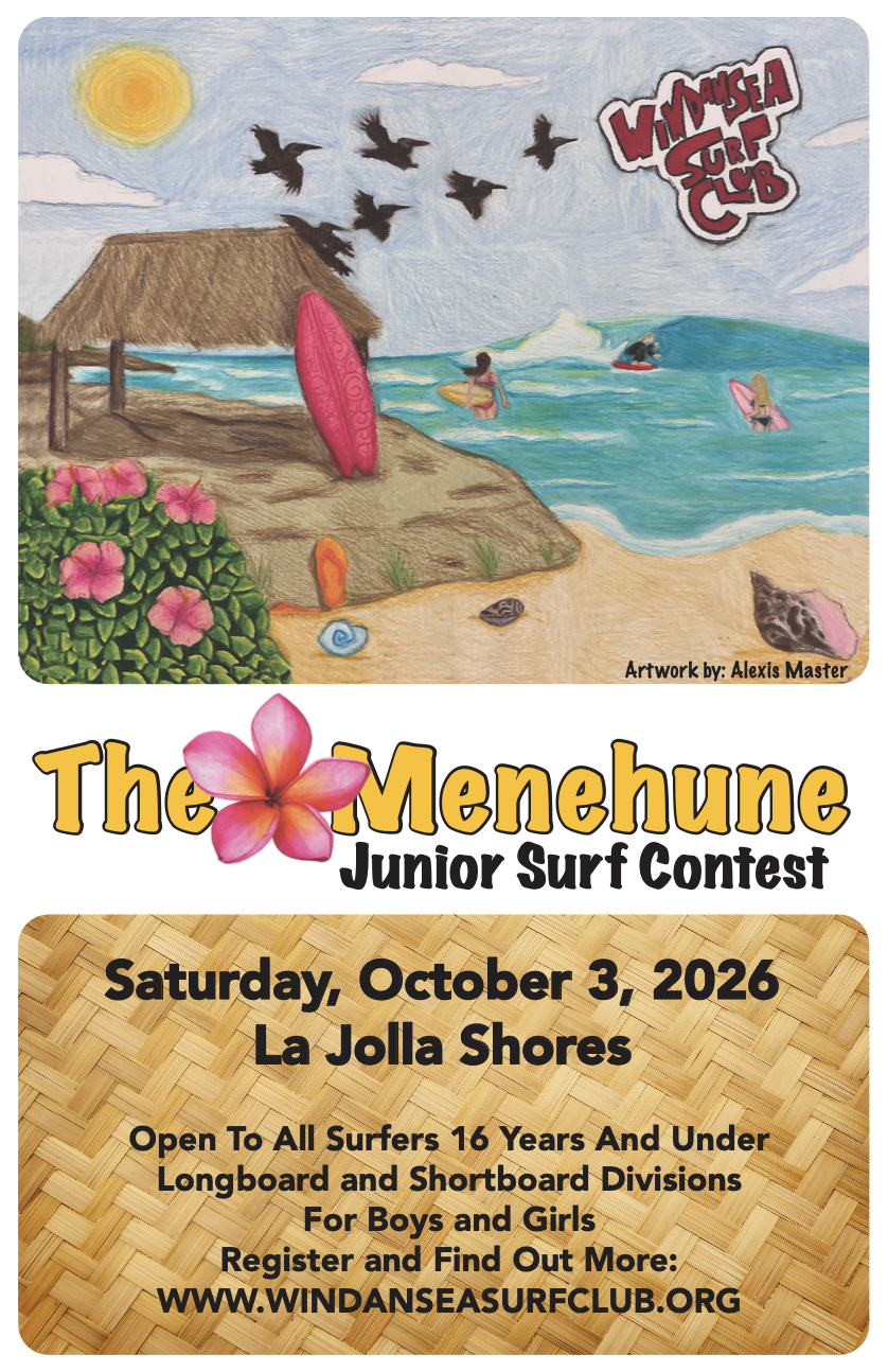 WindanSea The Menehune Junior Surf Contest 2026 poster or cover