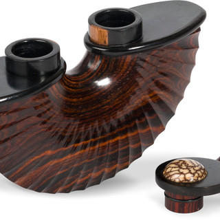 Cocobolo and Ebony Rocking Arc
