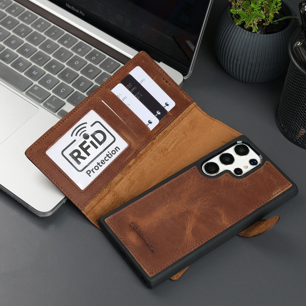 Thumbnail: Leather Samsung Galaxy S25 Ultra Wallet Case | Buffalo