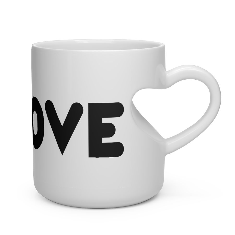 Thumbnail: White Heart Shape Mug