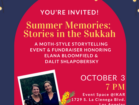 Summer Memories: Stories in the Sukkah