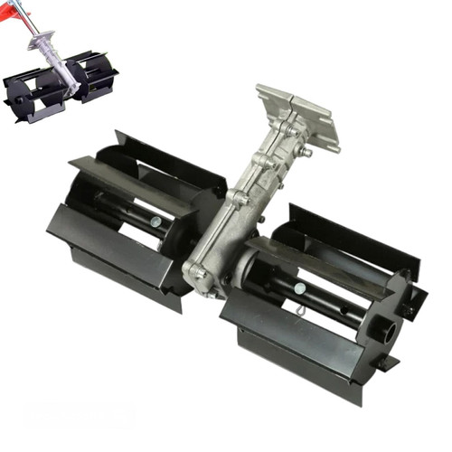 Fresa Decespugliatore Fresa Zappa Rotante Per Decespugliatore - Attacco Universale Per Diserbo E Lavorazione Terreno Testa Rastrello Per Terreno - Foto 12