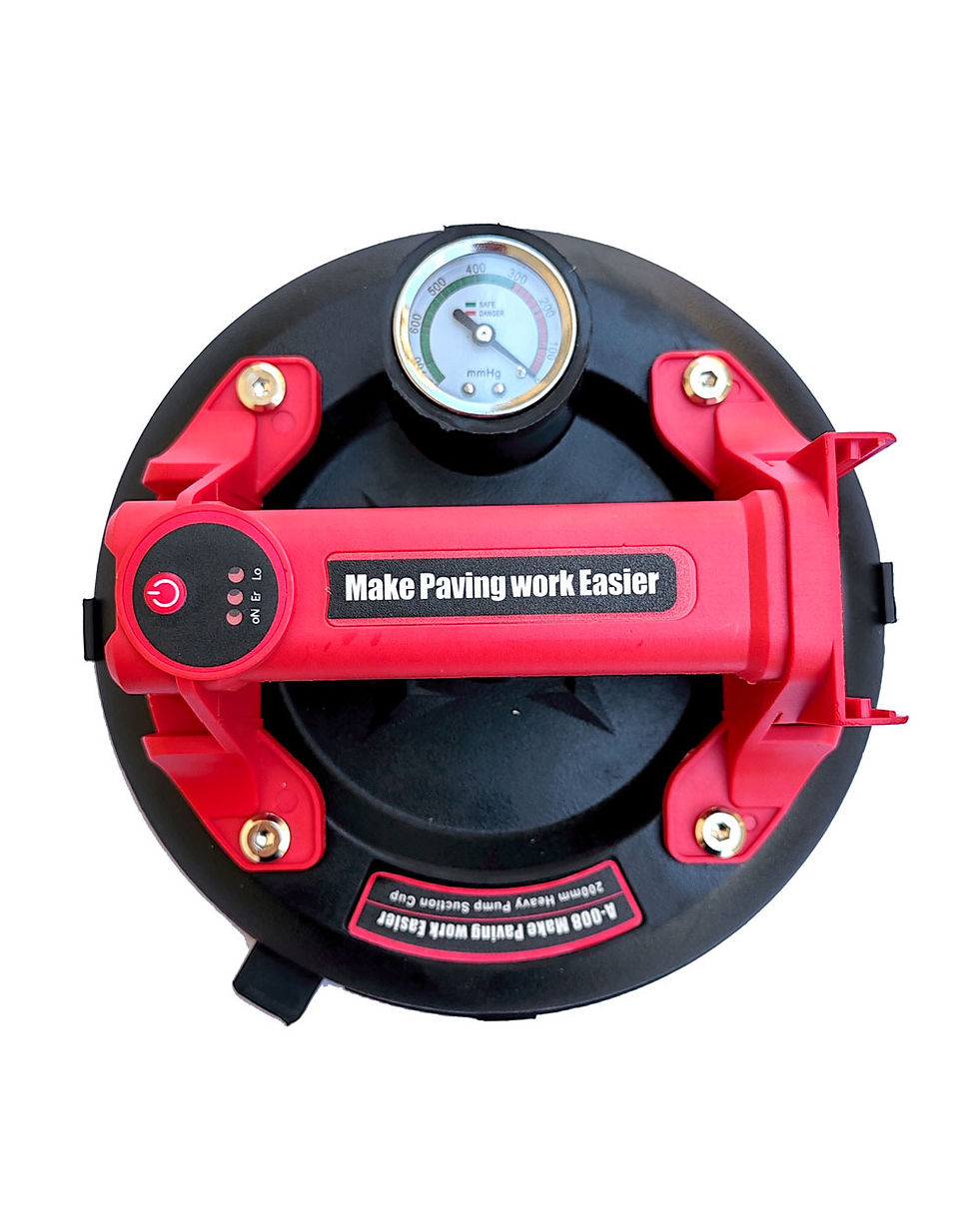 VENTOSA 200mm PROFESSIONALE A BATTERIA PER SOLLEVAMENTO PIASTRELLE FINO A 200KG