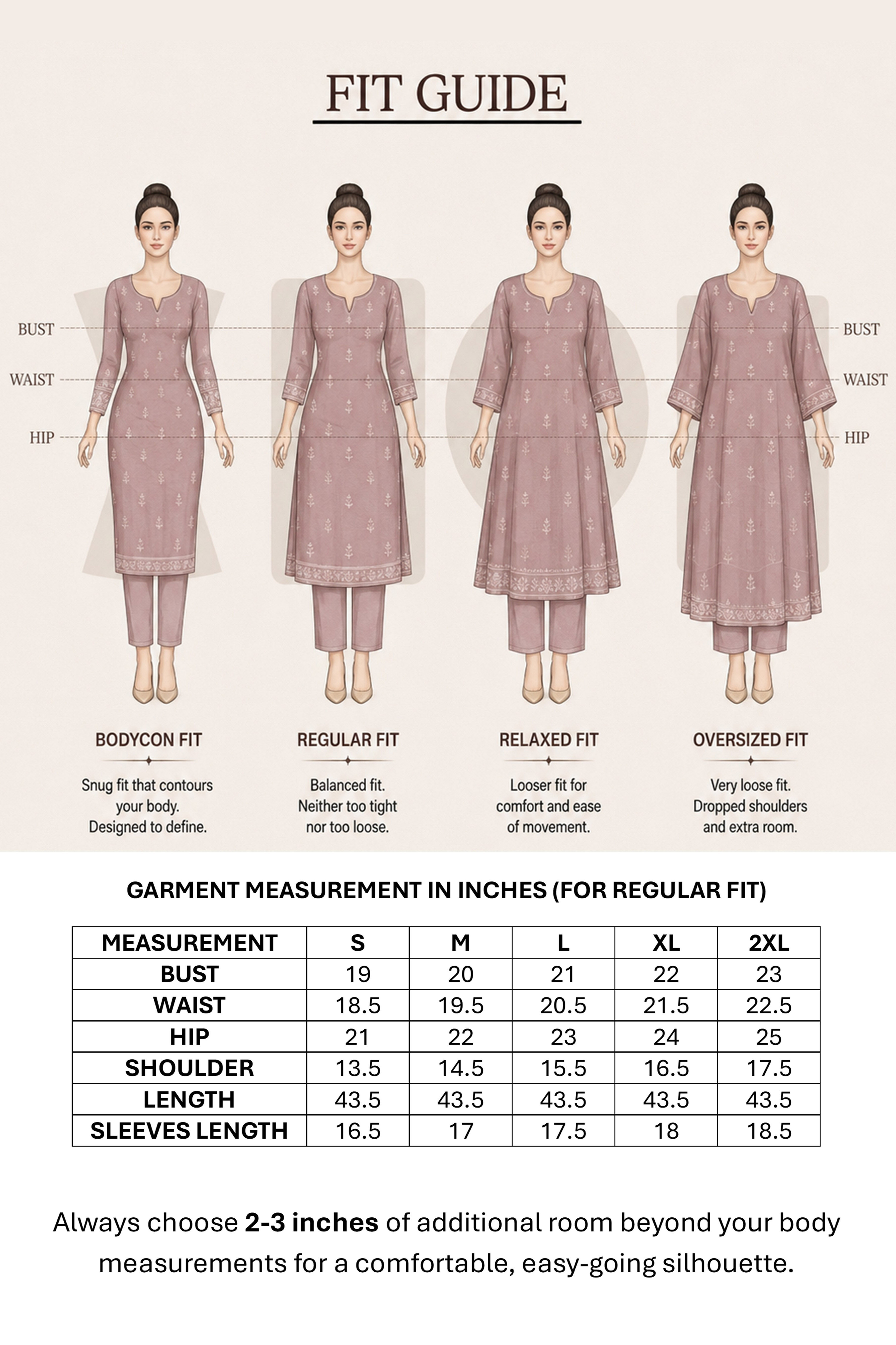 Indigo Garden Cotton Kurta