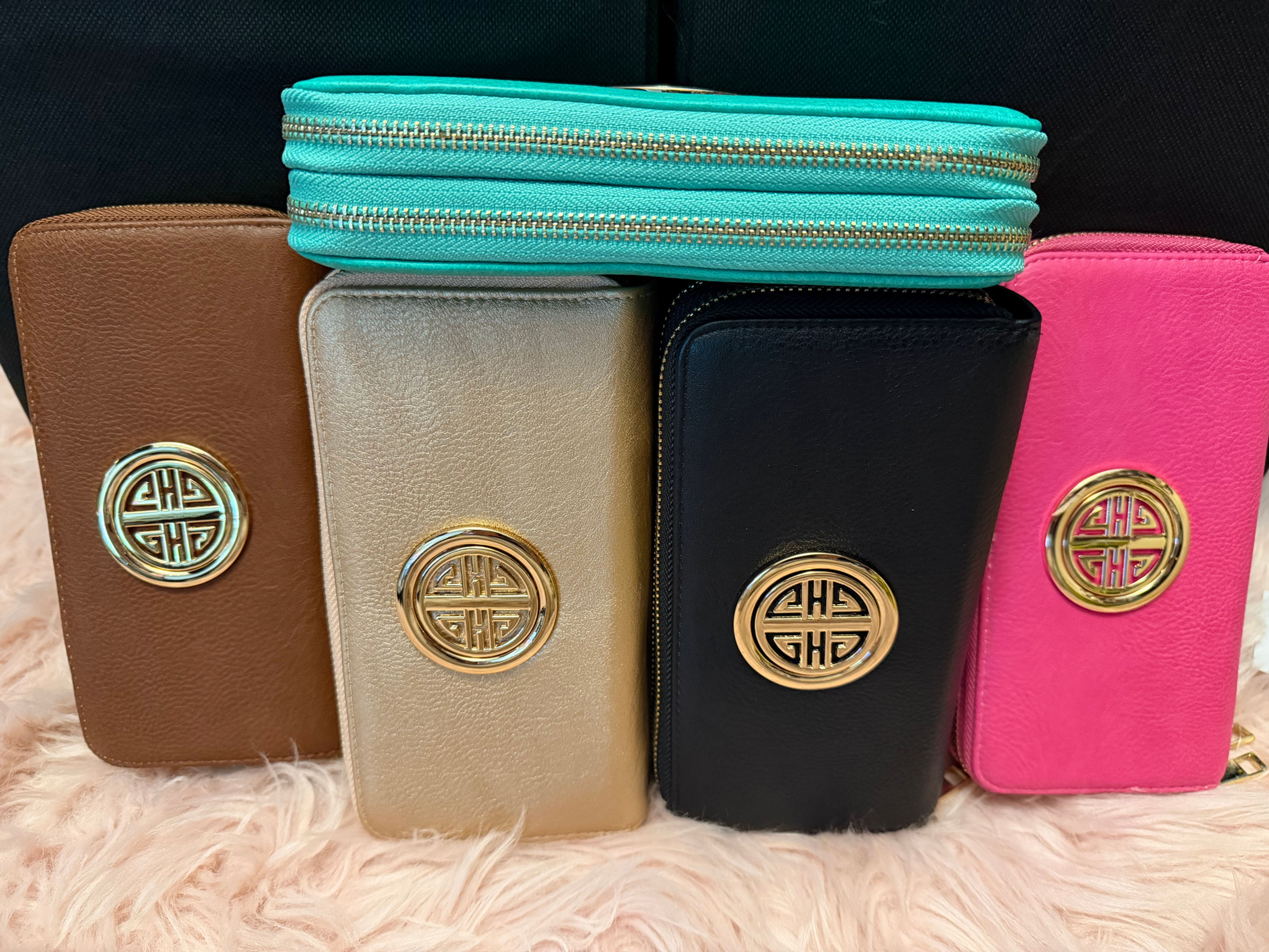 Double Zip Fashion Wallet
