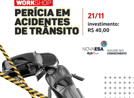 Workshop de Perícia em Acidentes de Trânsito