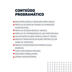 CURSO ON-LINE: DIVÓRCIO E PARTILHA DE BENS NA PRÁTICA