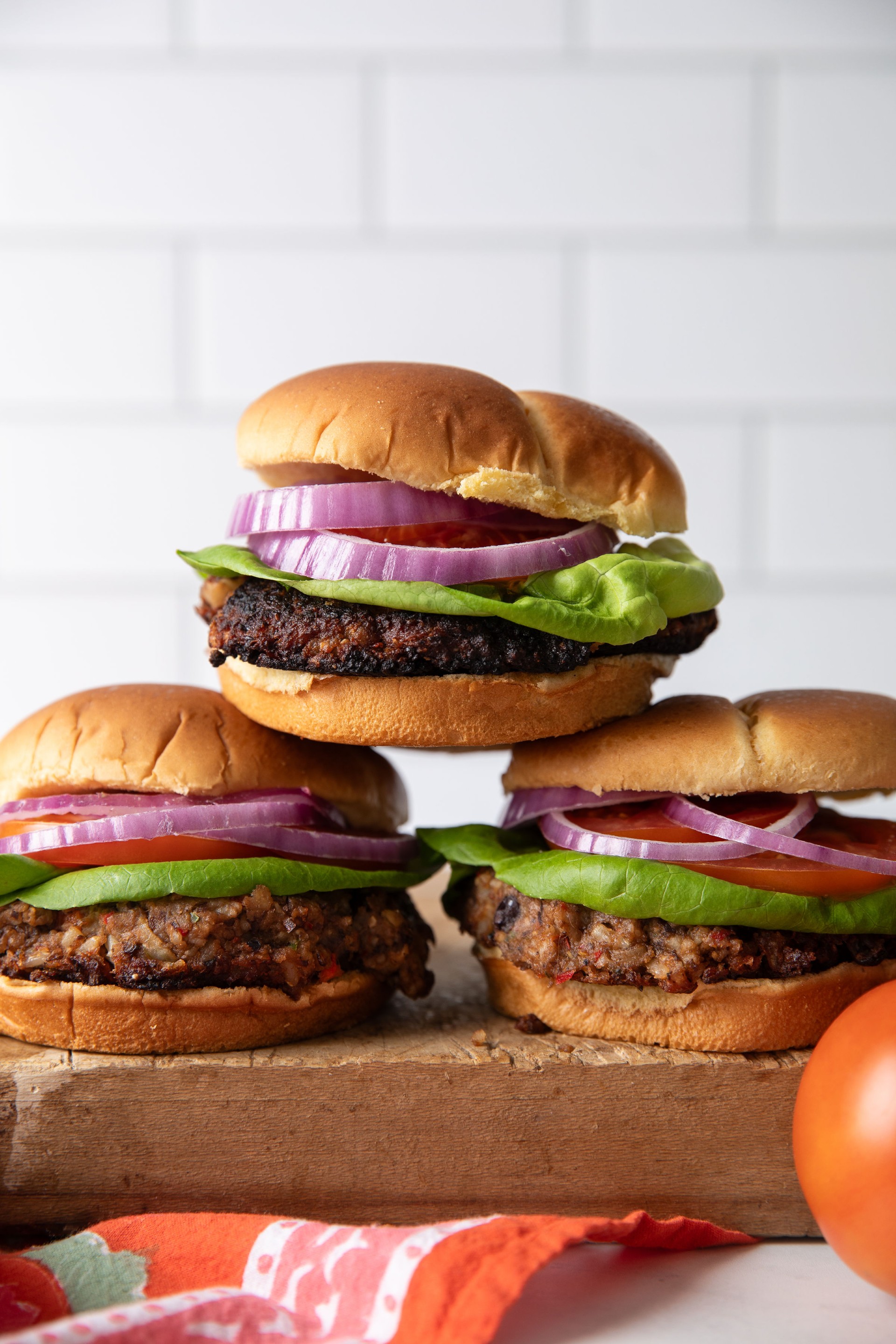 Black Bean & Rice Burgers