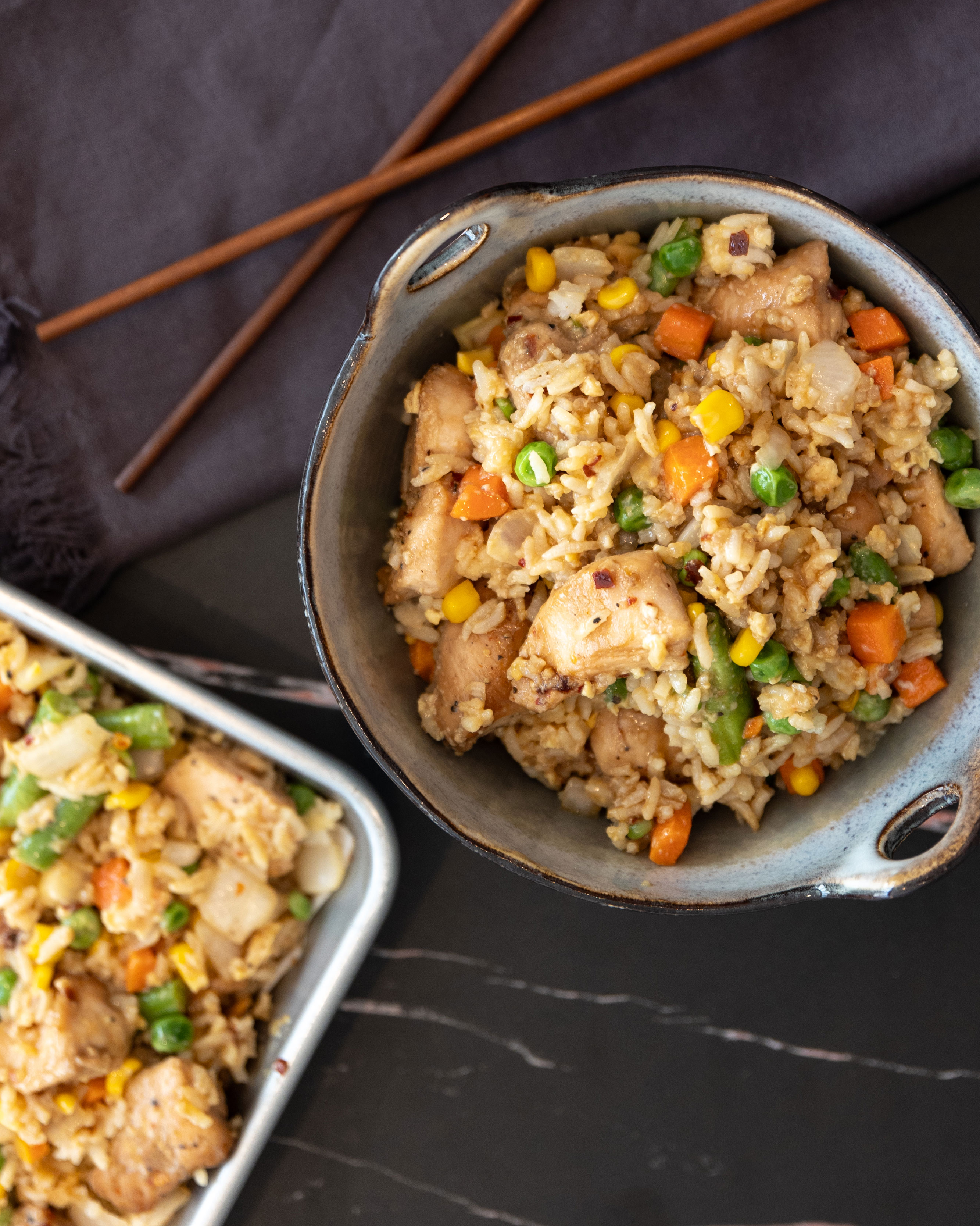 Sheet Pan Fried Rice