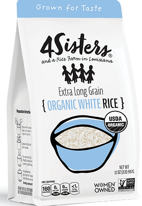 4sisters - Extra Long Grain Organic White Rice
