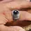 Thumbnail: Sterling Silver Jewelry Vintage Ring for Men With Red Garnet Natural Stone