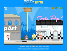 Amelia on Early Poptropica!