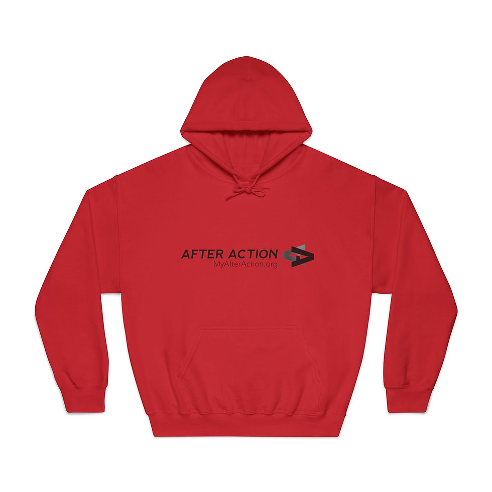 Thumbnail: After Action Logo - Unisex DryBlend® Hooded Sweatshirt