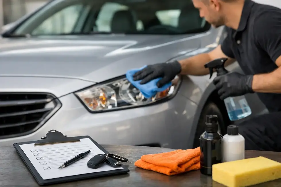 Resale Preparation Detailing Checklist for More Value