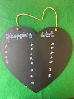 Shopping list board