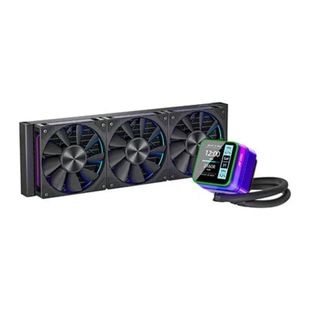 Ant Esports Glacius 360D ARGB AIO Liquid CPU Cooler - Black