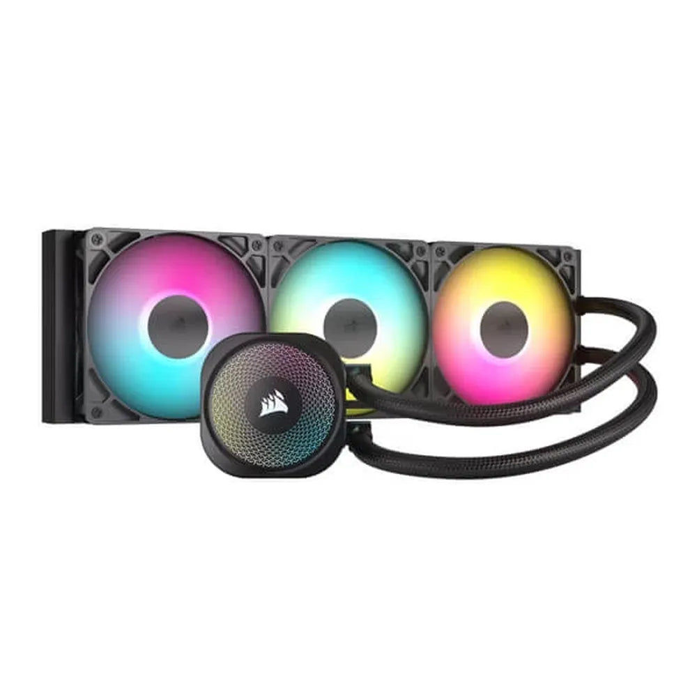 Corsair Nautilus 360 RS LCD Liquid CPU Cooler - Black