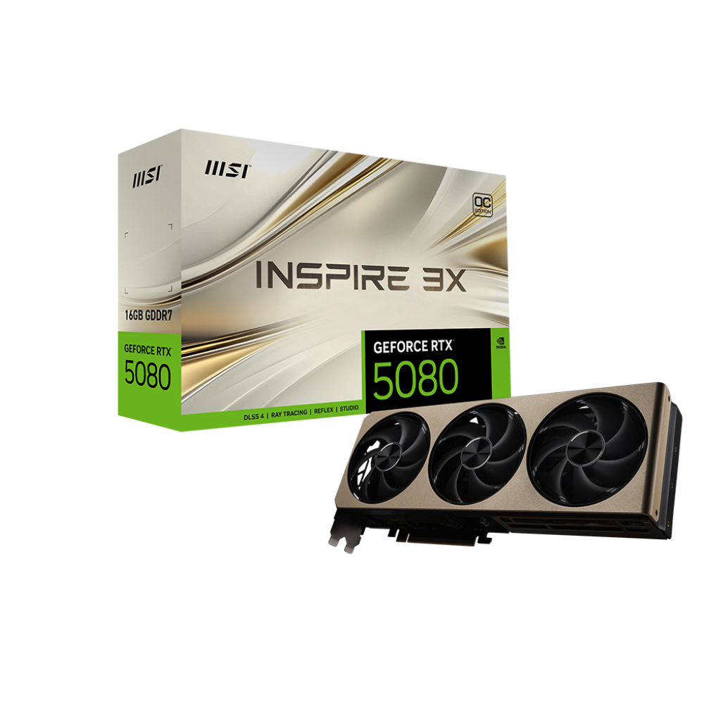 MSI GeForce RTX 5080 Ventus 3X OC Plus 16GB GDDR7