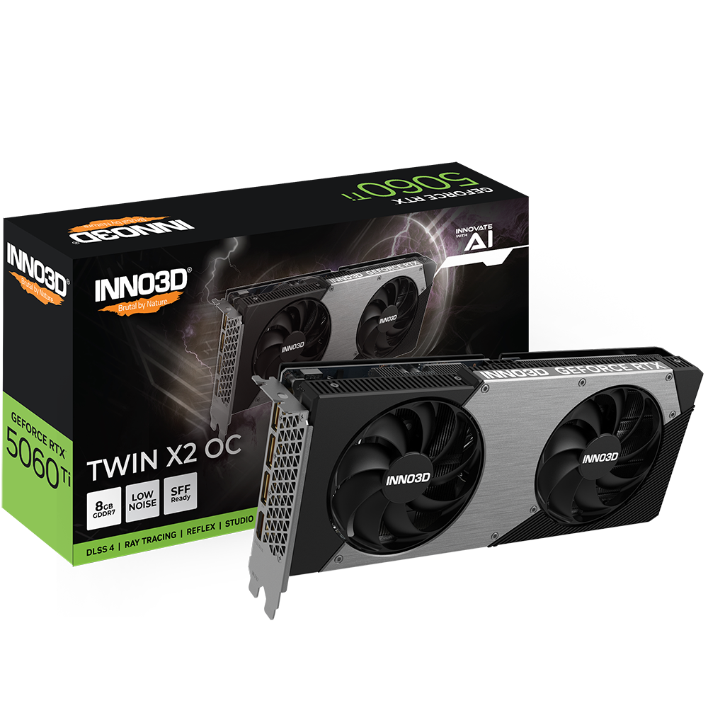 INNO3D GeForce RTX 5060 Twin X2 OC 8GB GDDR7