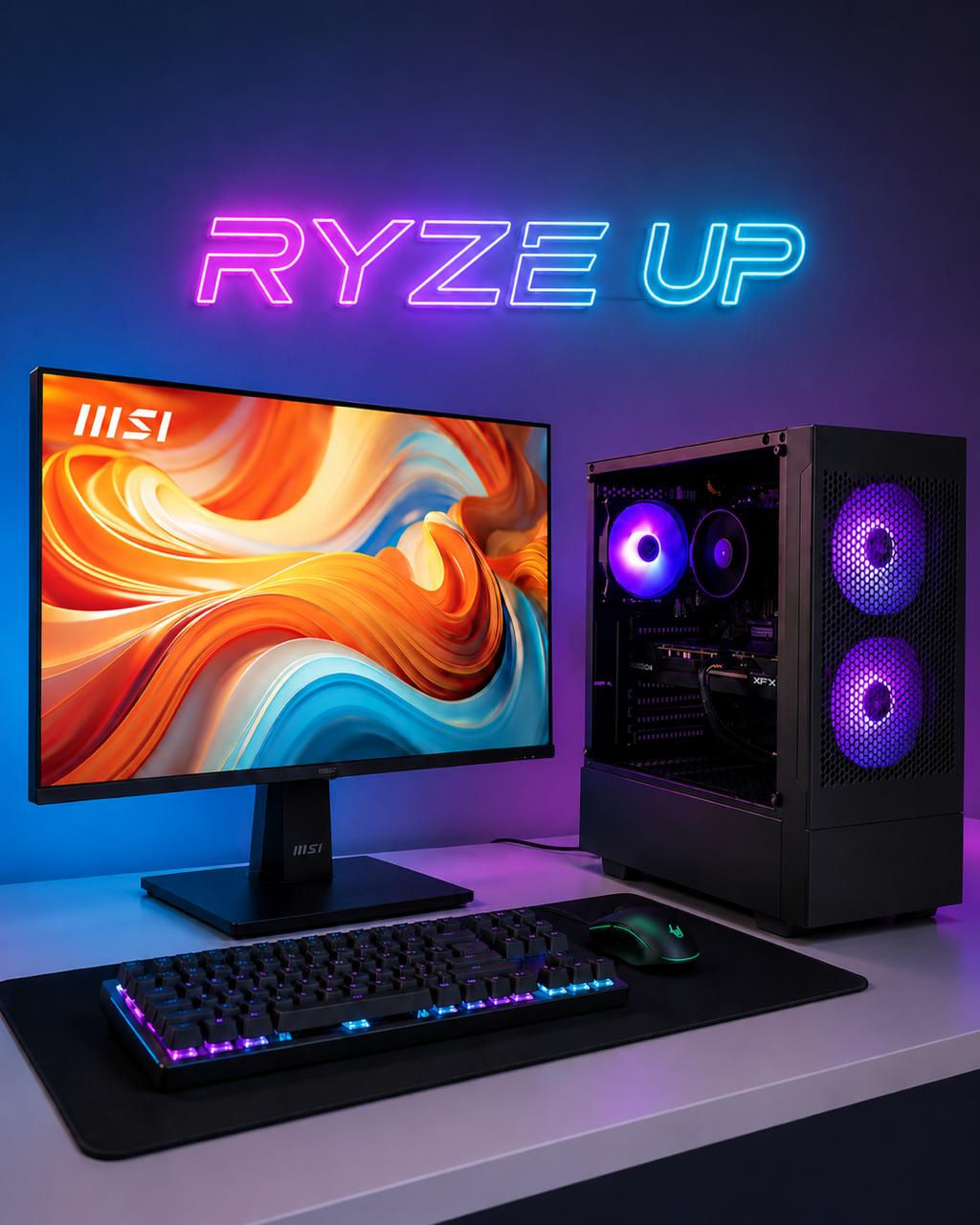 GRIGS RYZE UP (2026 Edition) — Budget High-End Gaming & Productivity PC
