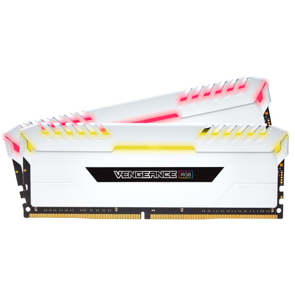 Corsair Vengeance RGB 16GB (16GBX1) DDR5 5200MHz C40 RAM - Grey