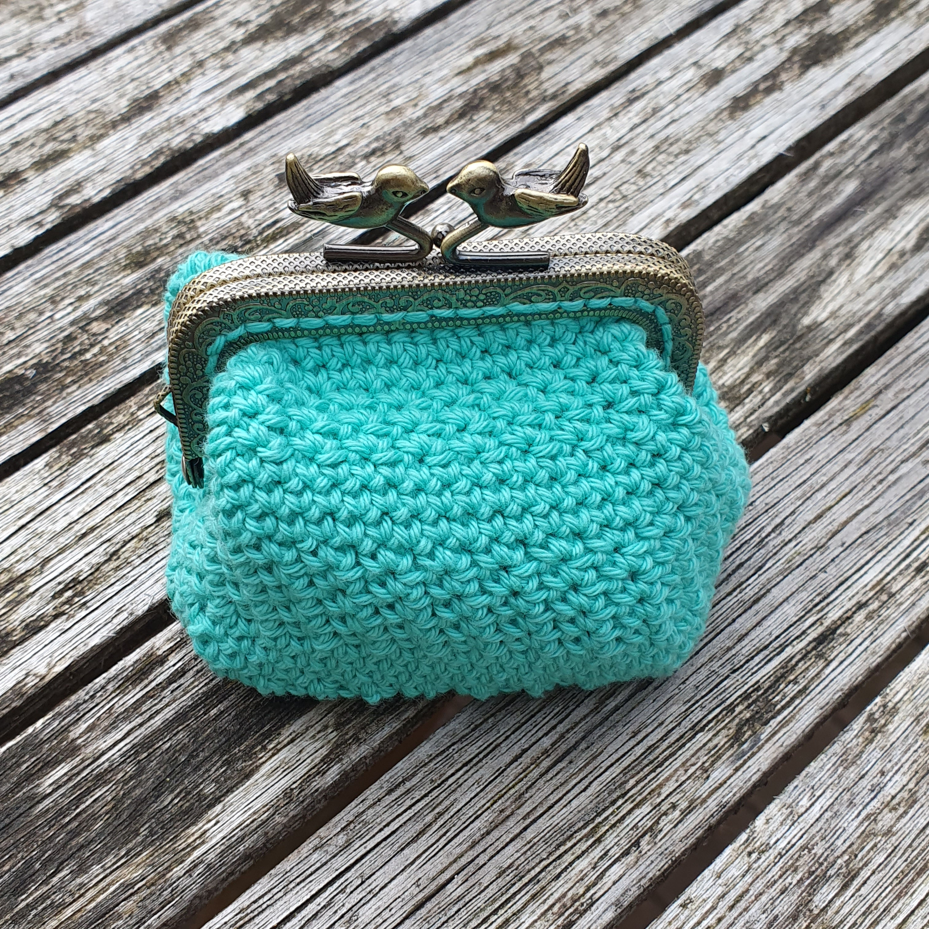 Porte Monnaie fermoir oiseaux