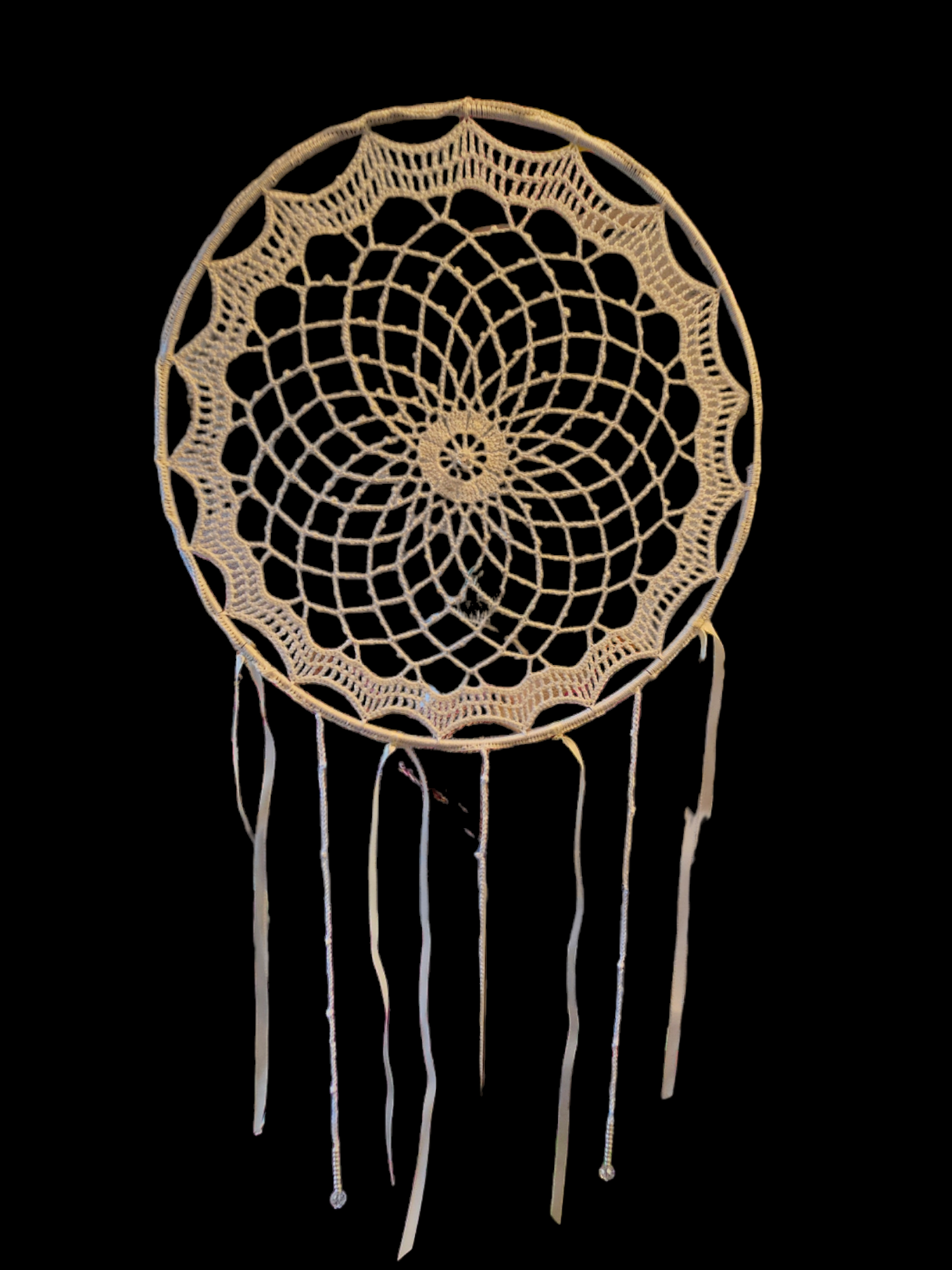 Attrape rêves blanc 30cm