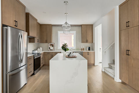 Wooden modern kitchen