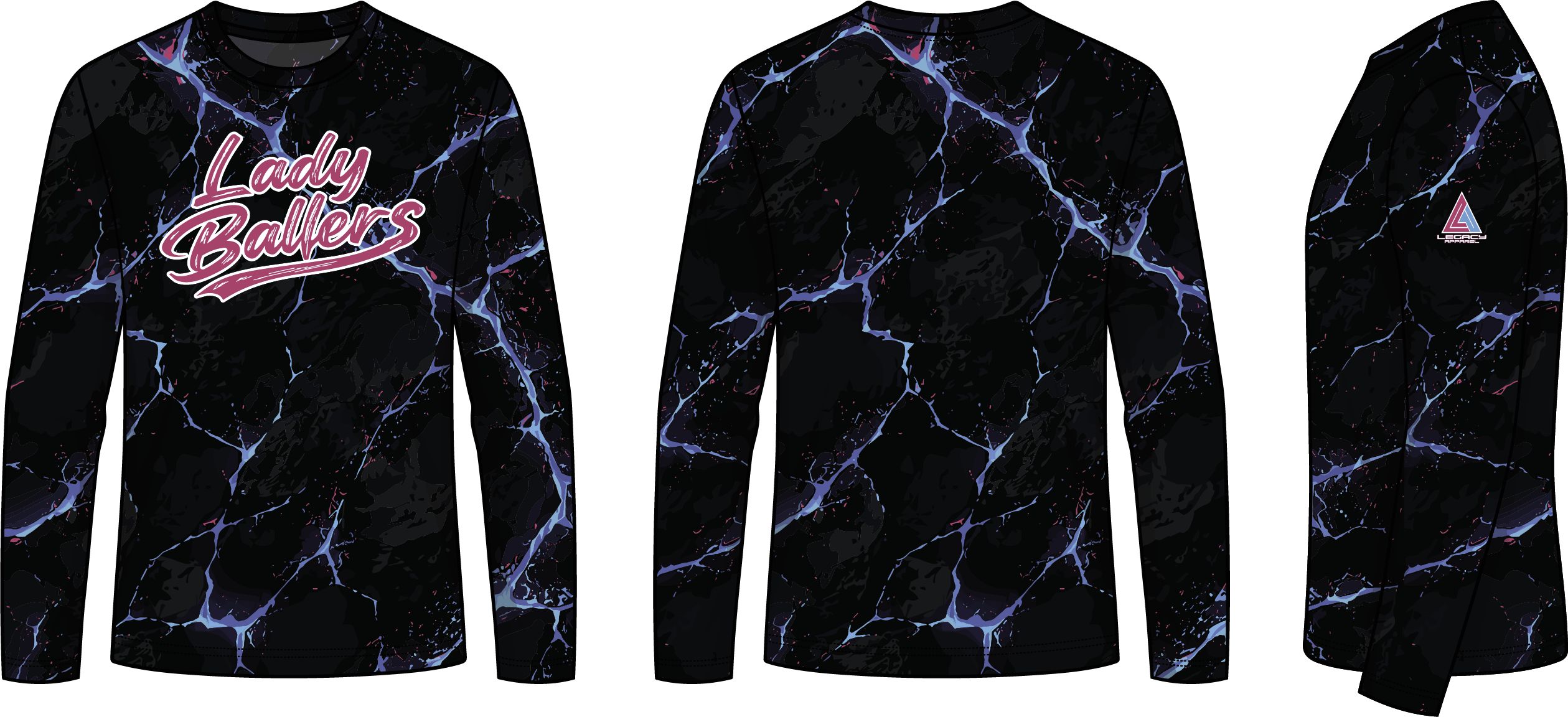 Lady Ballers Long Sleeve Performance Shirt