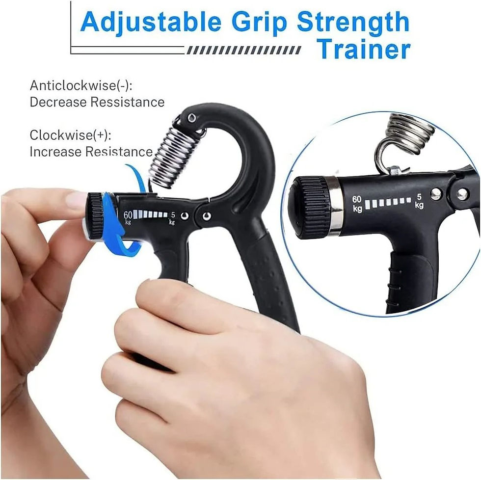 Thumbnail: Adjustable Fitness Hand Arm Hand Grip Exercise